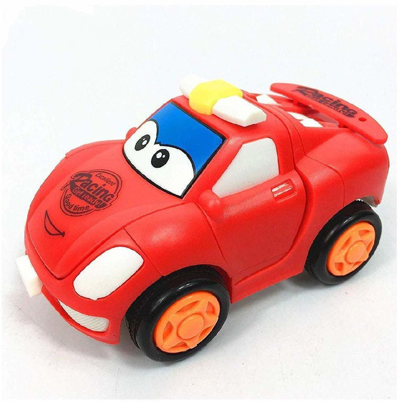K A Enterprises Push and Go Transformed Cars 4 Wheels Drive Vehicle for Toddlers Baby Boy Girl Children Kids Gift(Set of 1).(Multicolor)