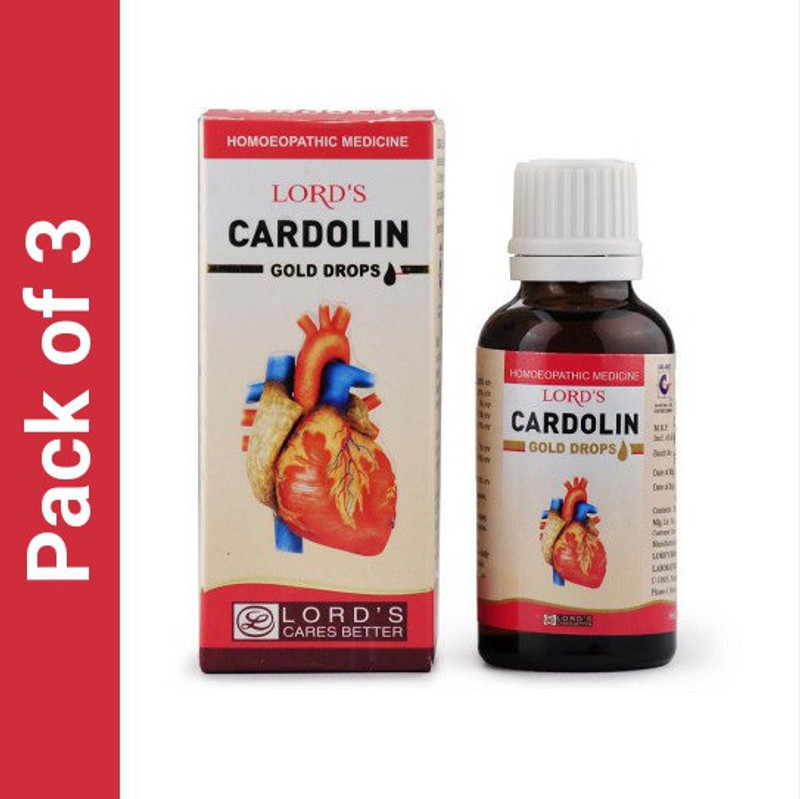LORD'S Cardolin Gold Drops(3 x 30 ml)