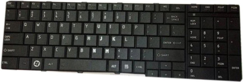 SellZone Replacement Laptop Keyboard For Toshiba Satelite C650 C660 L650 L750 L770 Series Laptop Keyboard Replacement Key