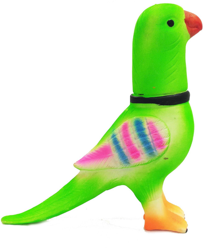 S Mark Smark Parrot Toy with(Green)