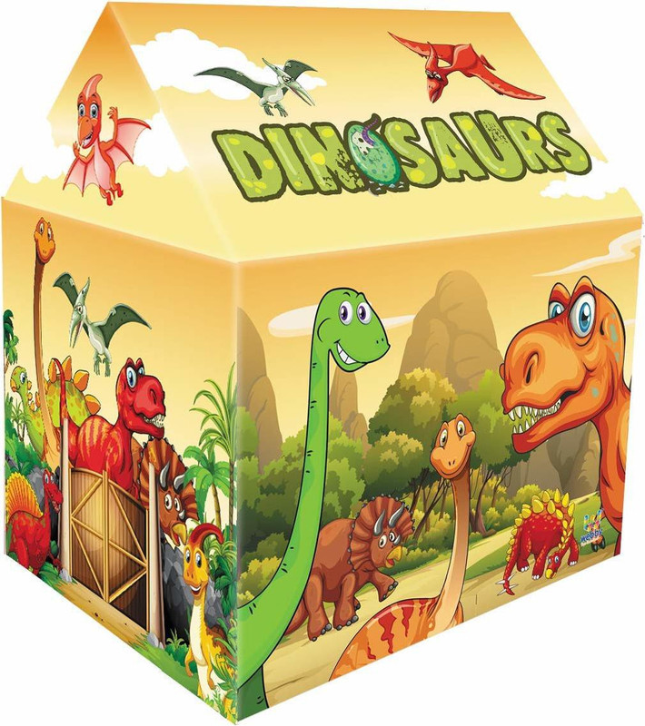 Lattice Kids Dinosaur Play Tent House(Yellow)