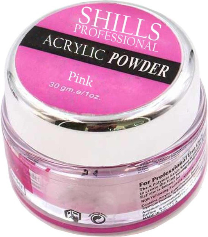 Shills Professional Acrylic Powder Crystal Nail Art Tips Builder Acrylic Nail Powder 30g(Pink)