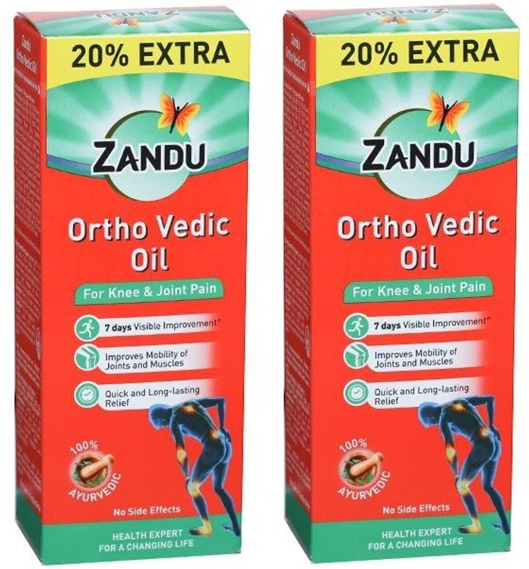ZANDU Ortho Vedic Oil Liquid(2 x 120 ml)