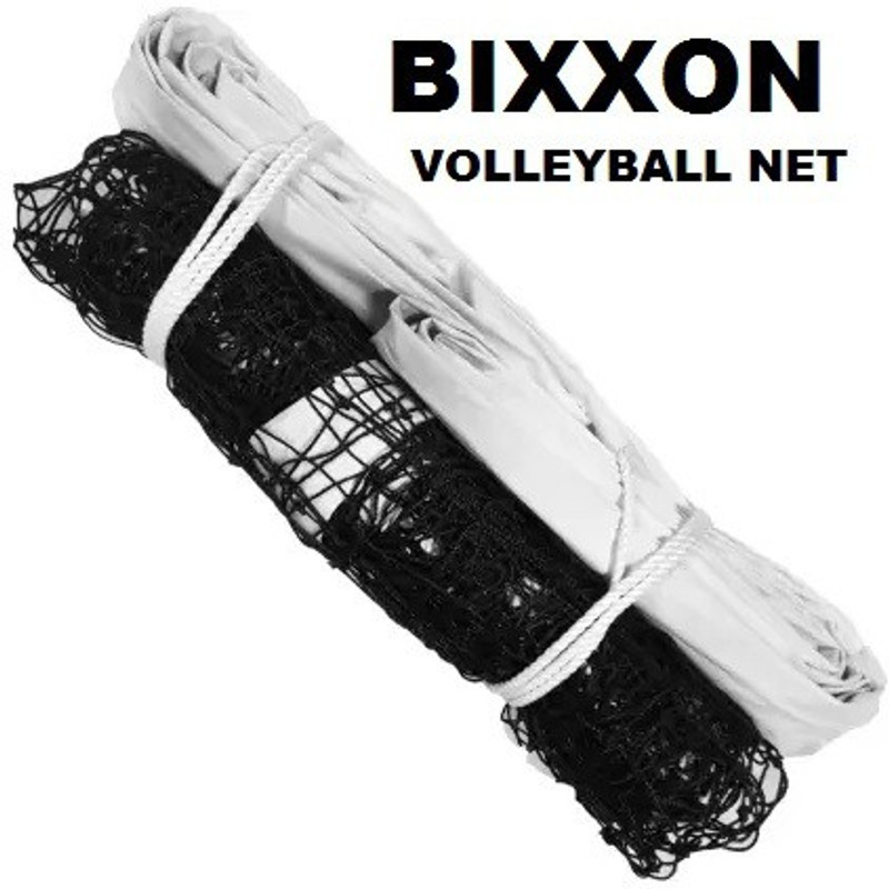 Dinetic Volleyball Net 4 Side Tape 5 mm Rope Volleyball Net(Black, White)