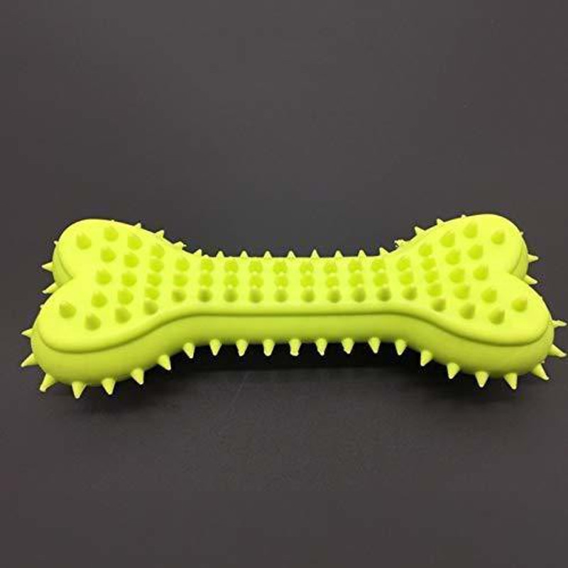 Woofy Spike Dental Chew Bone Toy for Dogs Rubber Chew Toy For Dog