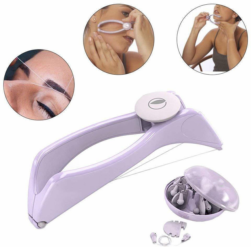 vkrenterprise Silique Eyebrow Face And Body Hair Threading and Removal System Tweezers