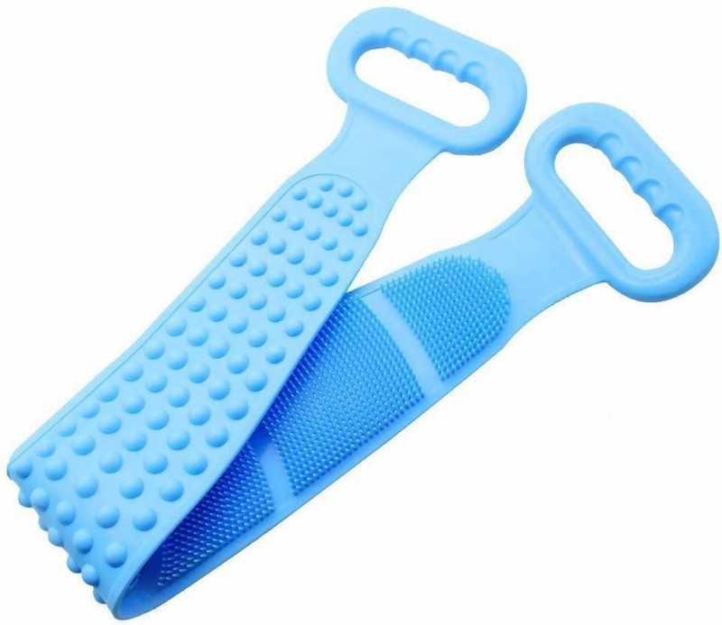London Britches Silicone Back Scrubber for Shower,Exfoliating Long Body Back Scrubber Silicone Back Scrubber Belt Soft Body Massage Cleaning Exfoliating Bath Brush Body Scrubber Double Side Shower Exfoliating Belt Waterproof And Easy Body Back Side and Foot Cleaning Brush Bathing Brush Exfoliating B