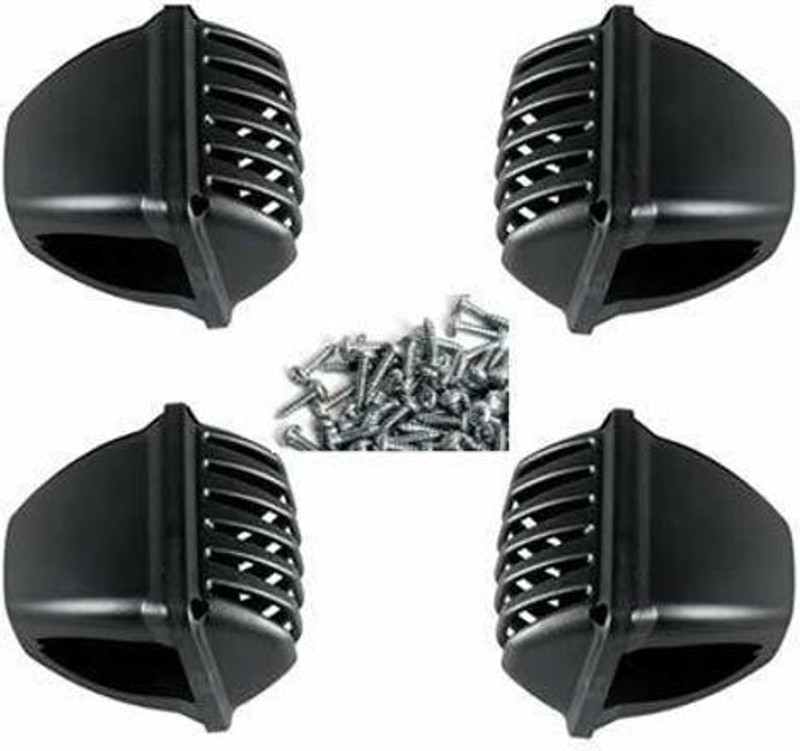 Newthing Bike Indicator Grill Cover For Splendor Bike Headlight Grill(Black)