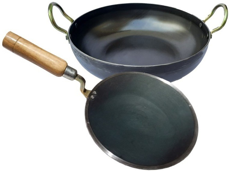 Navghar Cookware Set(Iron, 2 - Piece)