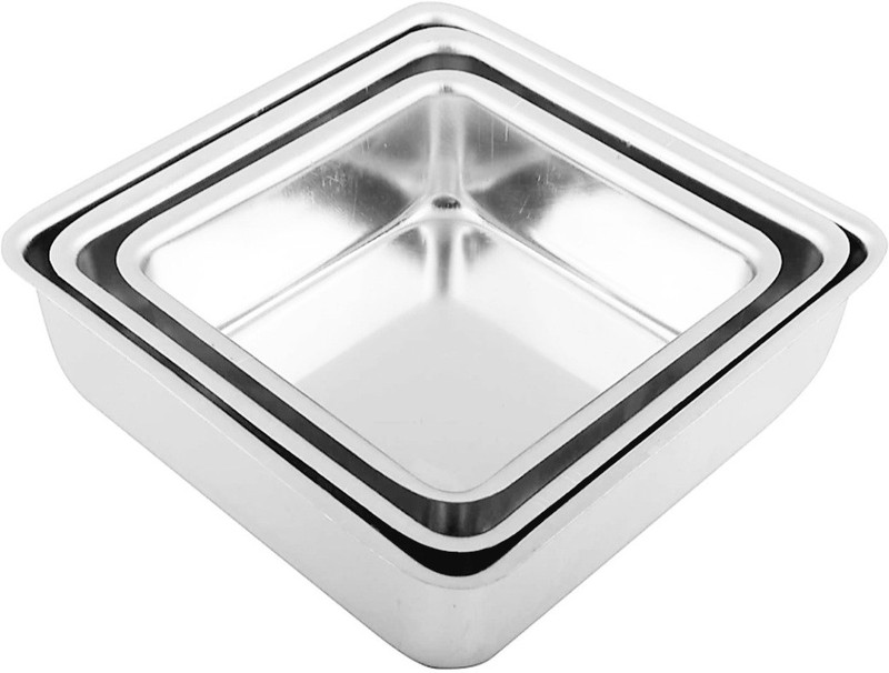 M T TRADERS Aluminium Cake Mould 3 units(Pack of 3)