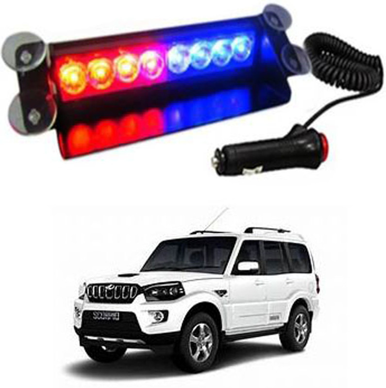 APICAL Front LED Indicator Light for Mahindra Scorpio(Blue, Red)