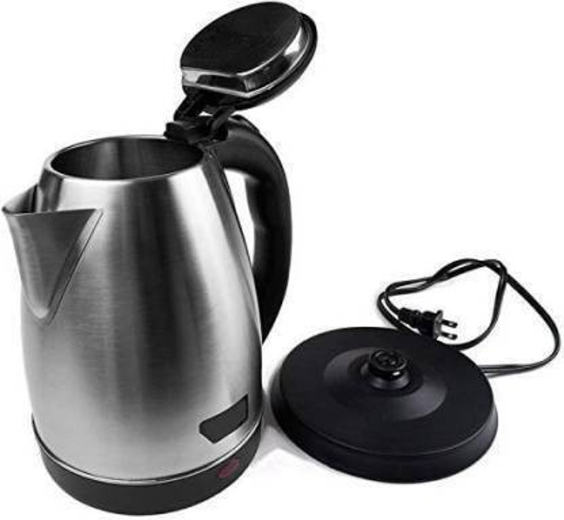 Zagric stainless steel automatic electric multipurpose SCARLAT KETTLE for MAGGI COOCKER, MILK, TEA MAKING, NOODLES BOILING & WATER BOILING with AUTO CUT OFF, detachable jar, cap & mouth for eveready use & travel use & office use Electric Kettle Electric Kettle (2 L, Silver) Electric Kettle (2 L, Sil