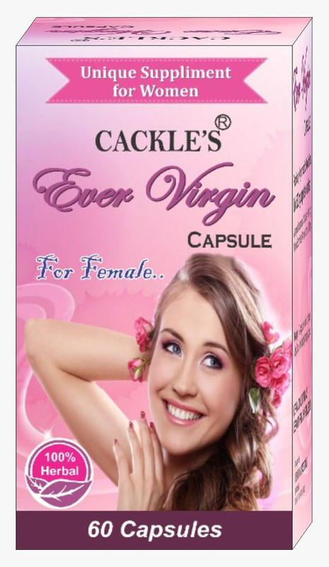 Cackle's Ever Virgin Capsule for Women, Pack of 60 Capsules(60 Capsules)