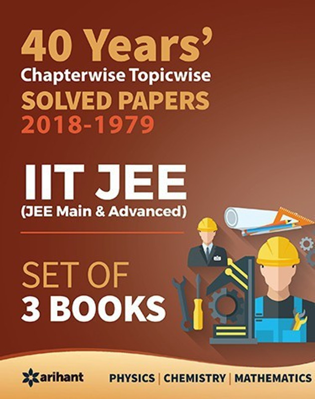 40 Years' Chapterwise Topicwise Solved Papers Iit Jee Mathematics,Chemistry,Physics(English, Paperback, unknown)