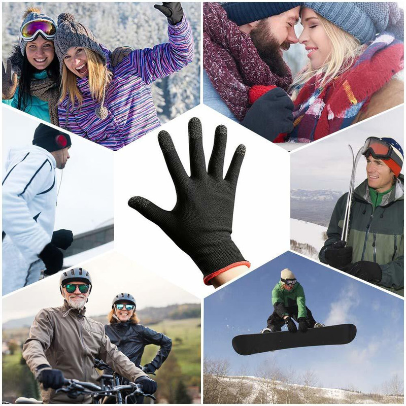 frokht Gaming Gloves, Game Controller Gloves, High-Sensitive Anti-Sweat Gym & Fitness Gloves(Black)