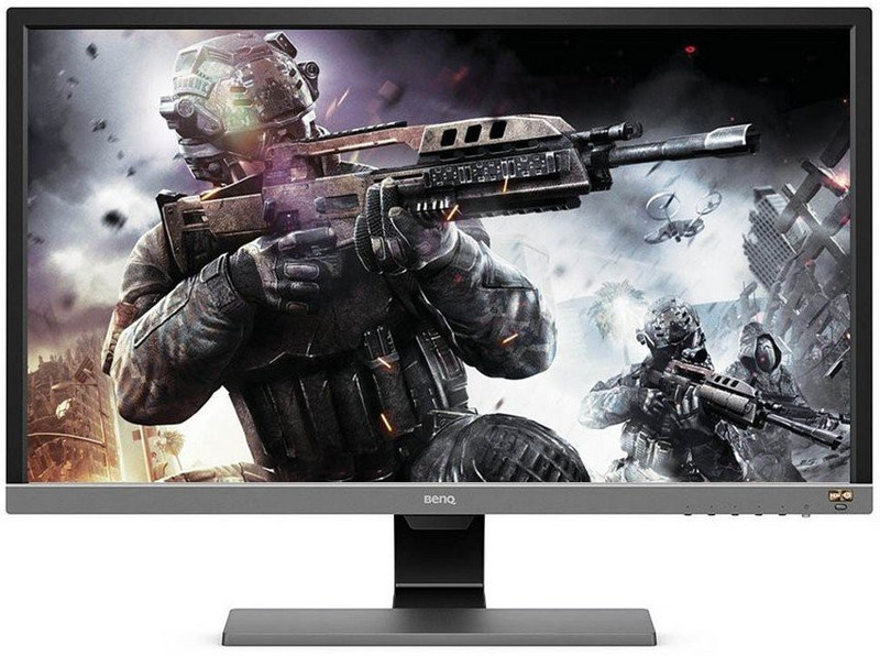 BenQ 70.87 cm (28 inch) 4K Ultra HD LED Backlit TN Panel Built-In Speakers, High Dynamic Range Monitor (EL2870U)(Response Time: 1 ms, 60 Hz Refresh Rate)