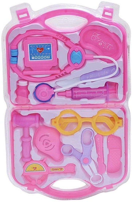Kaushik Pretend doctor play set, pink