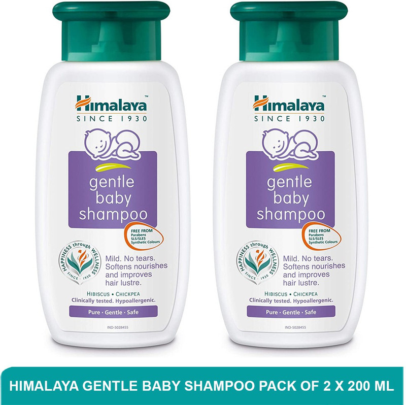 HIMALAYA Gentle Baby | Mild Shampoo for Babies (pack of 2)200ml(400 ml)