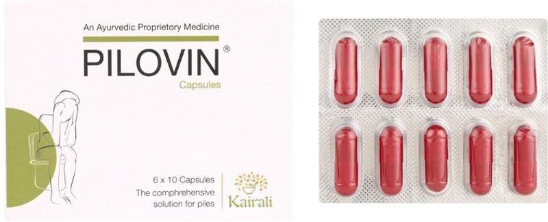 Kairali Pilovin Capsules - Effective(60 Capsules)