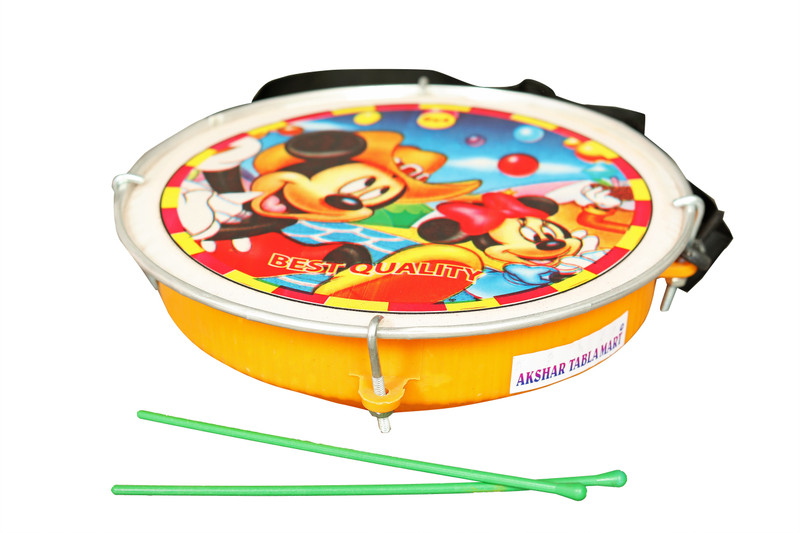 Akshar Tabla Mart DAIMETER STAINLESS STEEL NAGARA TASA FOR KIDS Nut & Bolts Dholak(Steel)