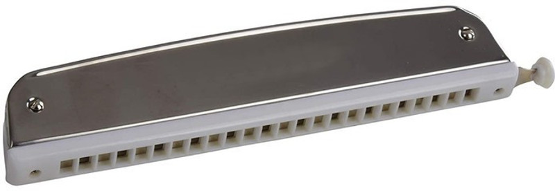BAPC Mouth Organ/Harmonica Key-C With Scale Change Option Mouth Organ 24 Holes with 48 Tones (Ivory)(Black)