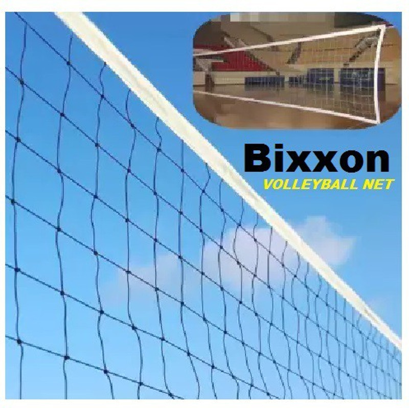 ZHOOSH Volleyball Nylon Net (Pack of 1), Black Volleyball Net(Black)