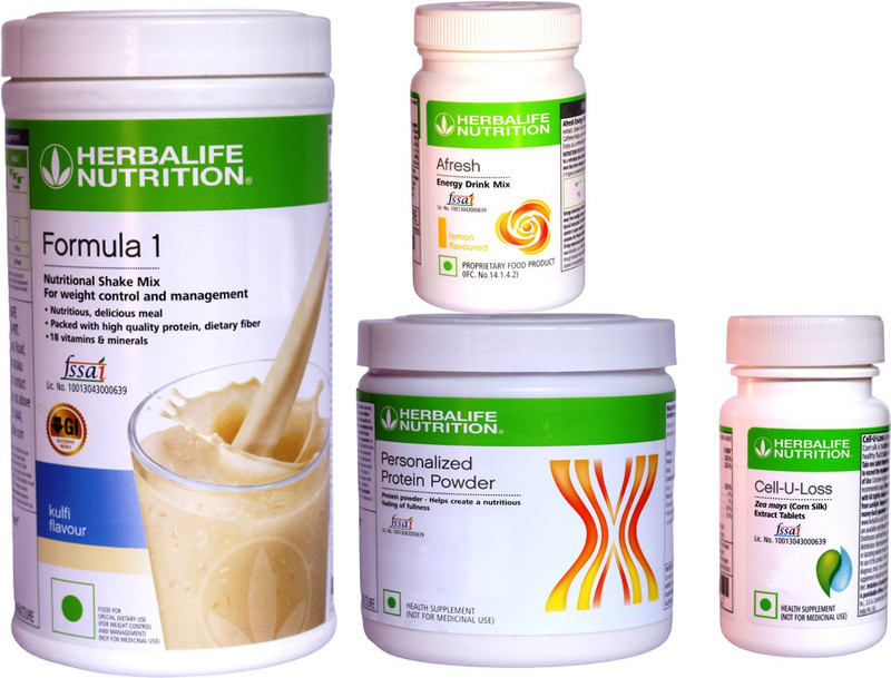 HERBALIFE Extraordinary Weight Loss Combo Nutrition Drink(800 g, Kulfi & Lemon Flavored)