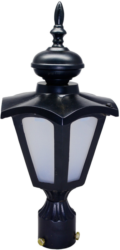 Prop It Up Umbrella Black Aluminium Table Lantern(34 cm X 17 cm, Pack of 1)