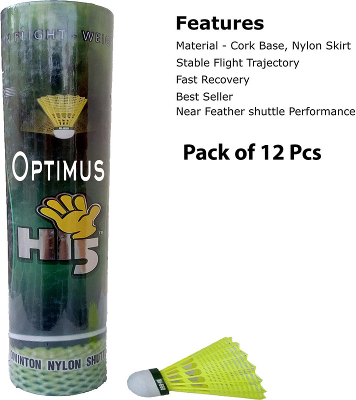 SATYA ENTERPRISES Badminton Plastic ShuttleCock Plastic Shuttle - Green(Medium, 77, Pack of 10)
