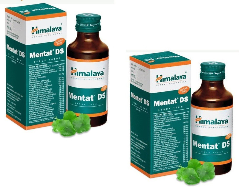 HIMALAYA DS Syrup Help in Memory and learning disorders, Behavioral disorders,Channelizes mental energy and enhances memory and learning capacity (PACK OF 2)(Pack of 2, 200 ml)