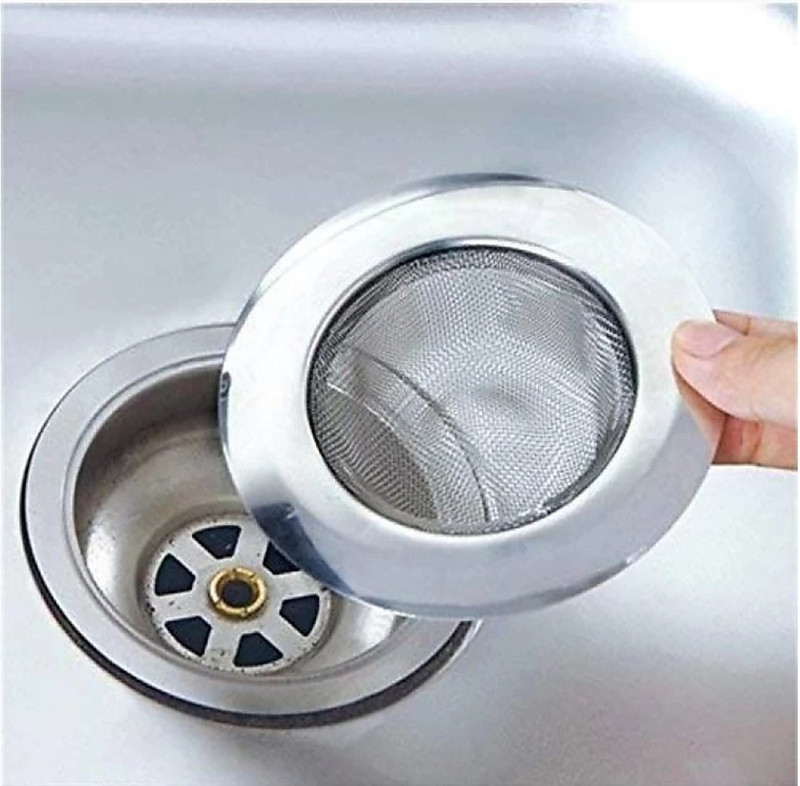 ONEFOX 11 cm Quality Sink/ Basin Strainer (Steel Pack of 1) Strainer(Steel Pack of 1)