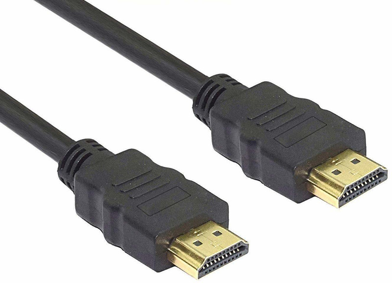 IKIS  TV-out Cable 1.5m - High Speed HDMI Cable Male to Male Cable for LED/LCD TV, PC Monitor, Setup Box - 1.5m HDMI Male to Male Cable for 3D PS3, Xbox 360, Blueray, HDTV, Plasma TV, LED and LCD (Black)(Black, For TV)