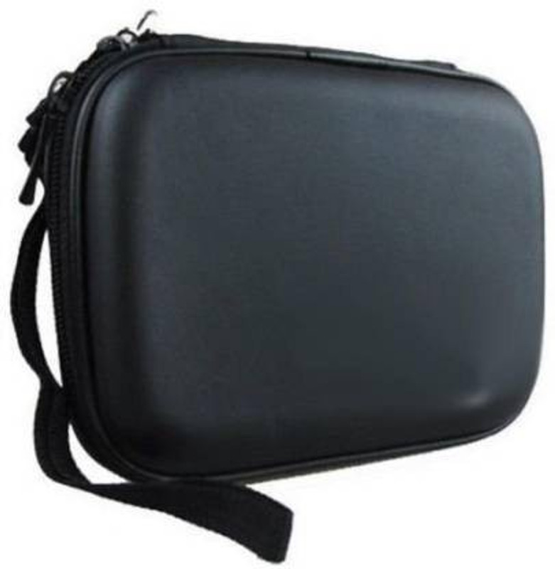 Frackson Pouch for WD Seagate Toshiba HP Trensend Laptop Hard Disk-00(Black, Hard Case, Artificial Leather, Pack of: 1)