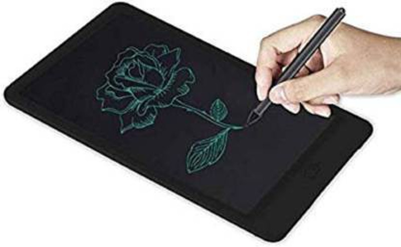 imratoys LCD Writing Pad Tablet 8.5 Inch for Drawing(Black, Red)