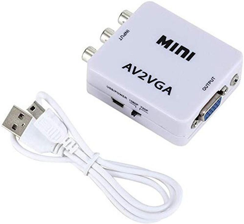GIPTIP GIPTIP_AV2VGA CONVERTER Media Streaming Device(White)