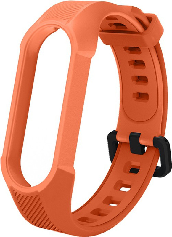 Epaal Rugged and Tough Bracelet Silicone Strap (Blue) for Mi Band 5 / Mi Band 6 Smart Watch Strap(Blue)