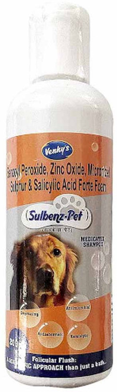 venky's pet Anti-microbial, Anti-fungal, Anti-itching NA Dog Shampoo(200 ml)