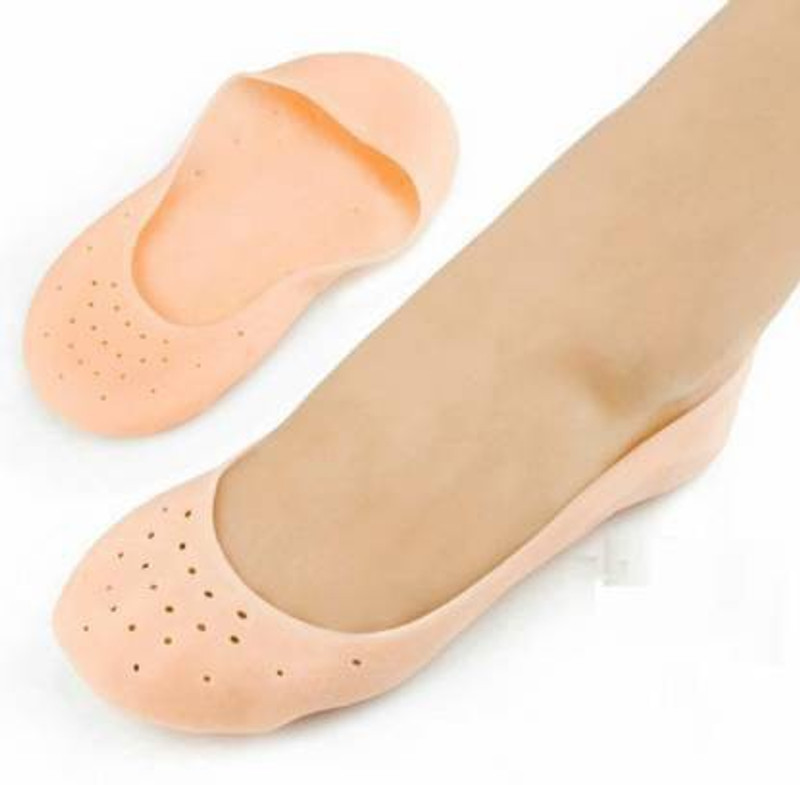 KAKLOTAR Anti Crack Full Length Silicone Foot Protector Moisturizing Socks for Foot- Care and Heel Cracks,socks for cracked feet,heel pad for heel pain,anti crack heel socks moisturizing silicone gel (Pack Of 2)(Pack Of 2)