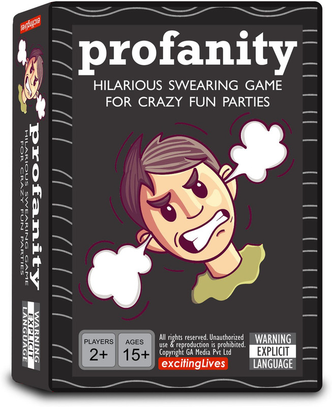 Exciting Lives Profanity Card Game(Multicolor)