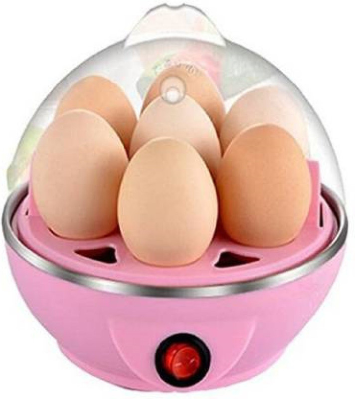 Cltllzen Egg Boiler Electric Automatic Off 7 Egg Steaming, Cooking, Boiling and Frying, CLT-EE51 Egg Cooker(Pink, 7 Eggs)