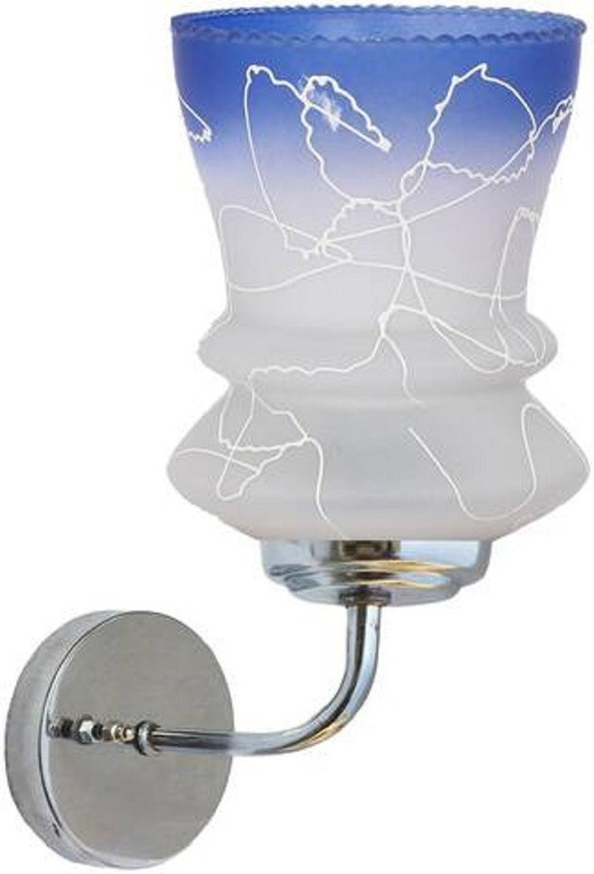 VAGalleryKing SILVERUPLIGHT-LAMP_SHADE40 Wall Lights Lamp Shade(Steel, Glass)