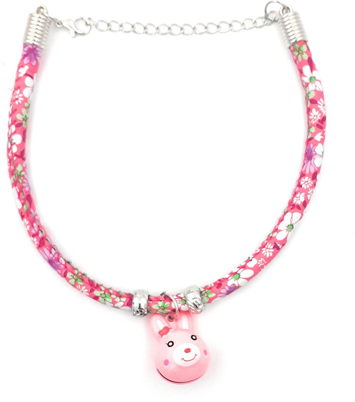 Jainsons Pet Products Bell Cat Collar Charm(Pink, Round)