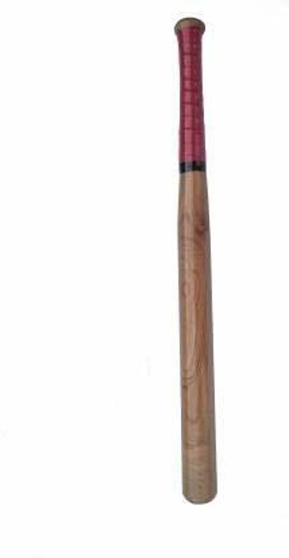 Rioff Natural Baseball Solid Wooden Bat Maple Baseball  Bat For 15+ Yrs(400 g)