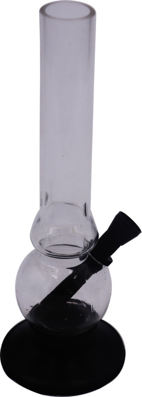 TANISHKA EXPORT 8 Inch Black Water Pipe Acrylic Smoking Beer Bong Funnel(150 mll)
