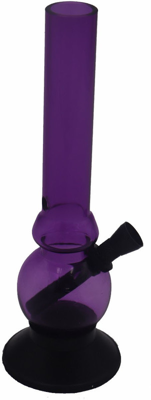 TANISHKA EXPORT Transparent Lite Blue 8 Inch Water Pipe Beer Bong Beer Bong Funnel(200 mll)
