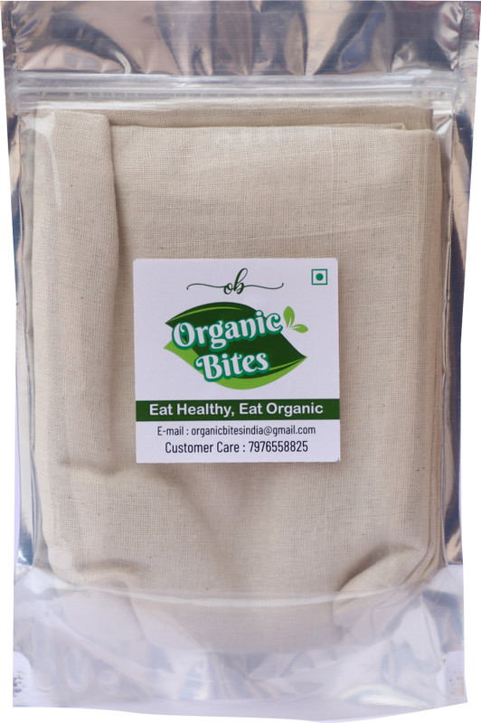 Organic Bites Premium Professional Cheese Making Cloth, 1 Pc [1 Mtr X 1 Mtr, 100% Cotton] (Unbleached Strainer(Beige)