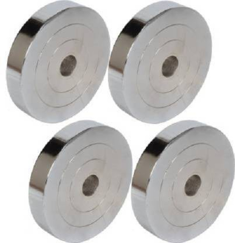 GYM KART 6 kg Pair of 3 KG * 2 Steel Gym Plates, Dumbbell Plates Home Gym Combo