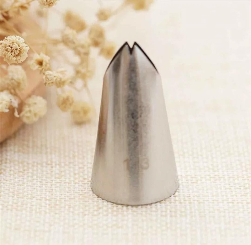 noble foods Leaf Icing Nozzle for cake decoration Stainless Steel Leaf Icing Nozzle(Silver Pack of 1)
