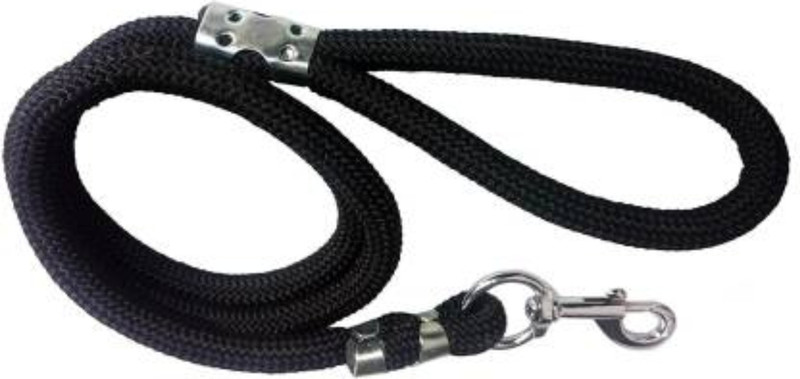 BODY BUILDING Designer Round Black Color Dog Belt/Leash Belt for All Breed Dogs Under 30kg Dog Leash(Medium, Black M2)