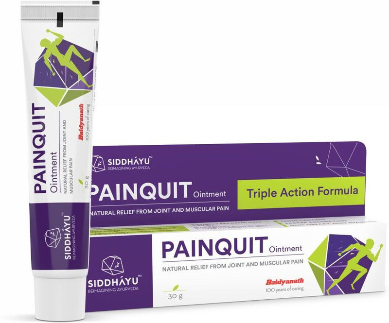 Siddhayu Painquit Ointment Pain Relief Gel I 30 Gms | Pack Of 2(30 g)